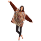 Aztec Calendar (Rust & Tan Colors) - Cobija Hoodie