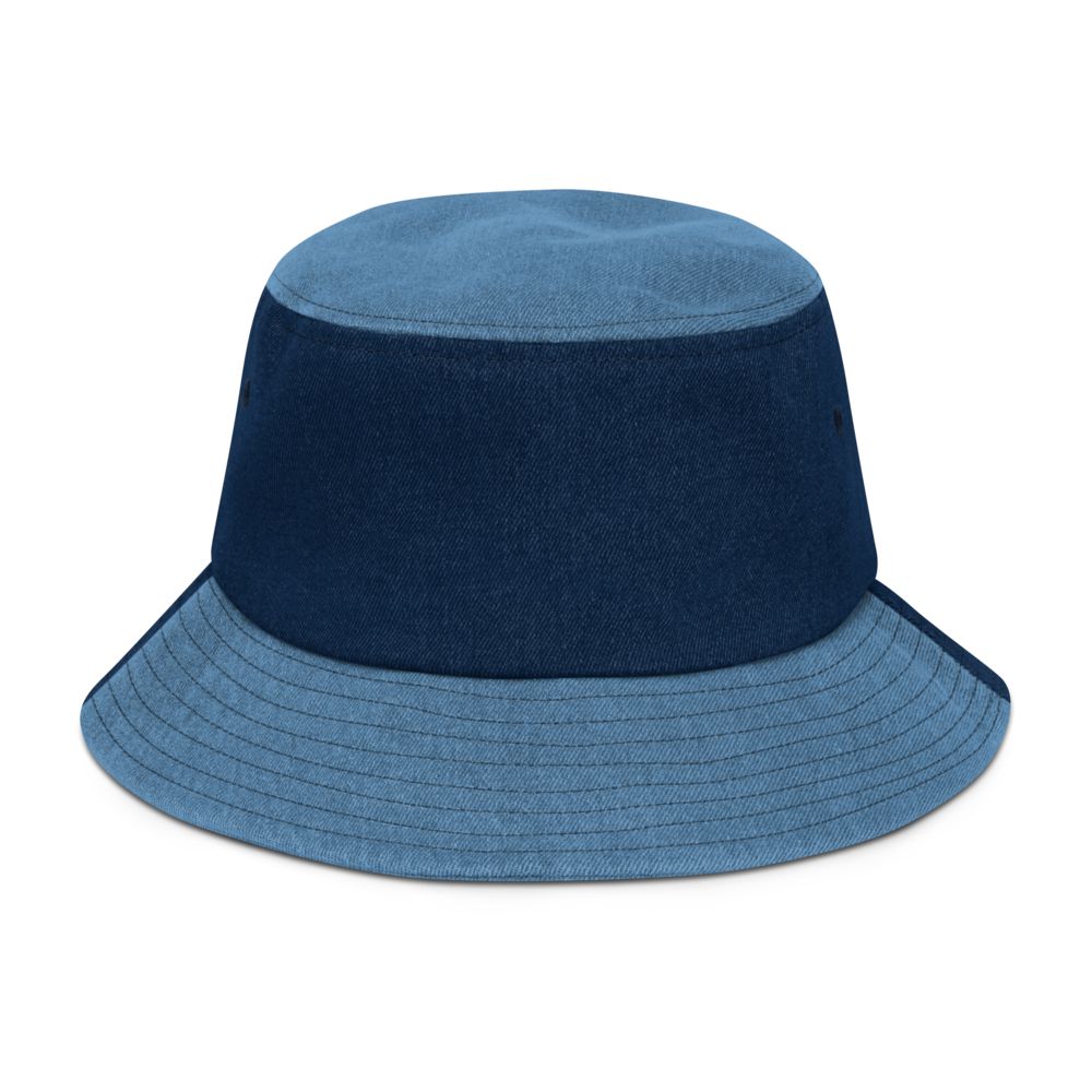Aztlan - Embroidered Denim bucket hat