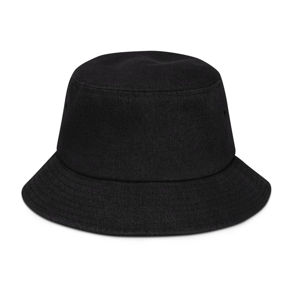 Aztlan - Embroidered Denim bucket hat