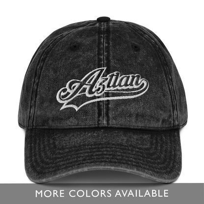 Aztlan - Embroidered Stone Washed Dad Hat