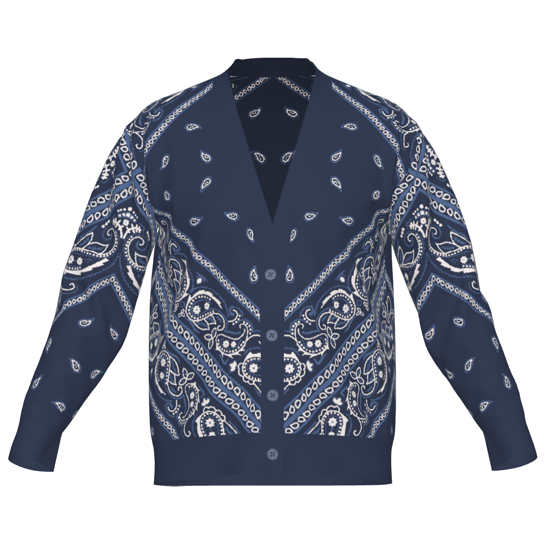 OG Paisley Pañuelo - Unisex Knit Cardigan (7 colorways)