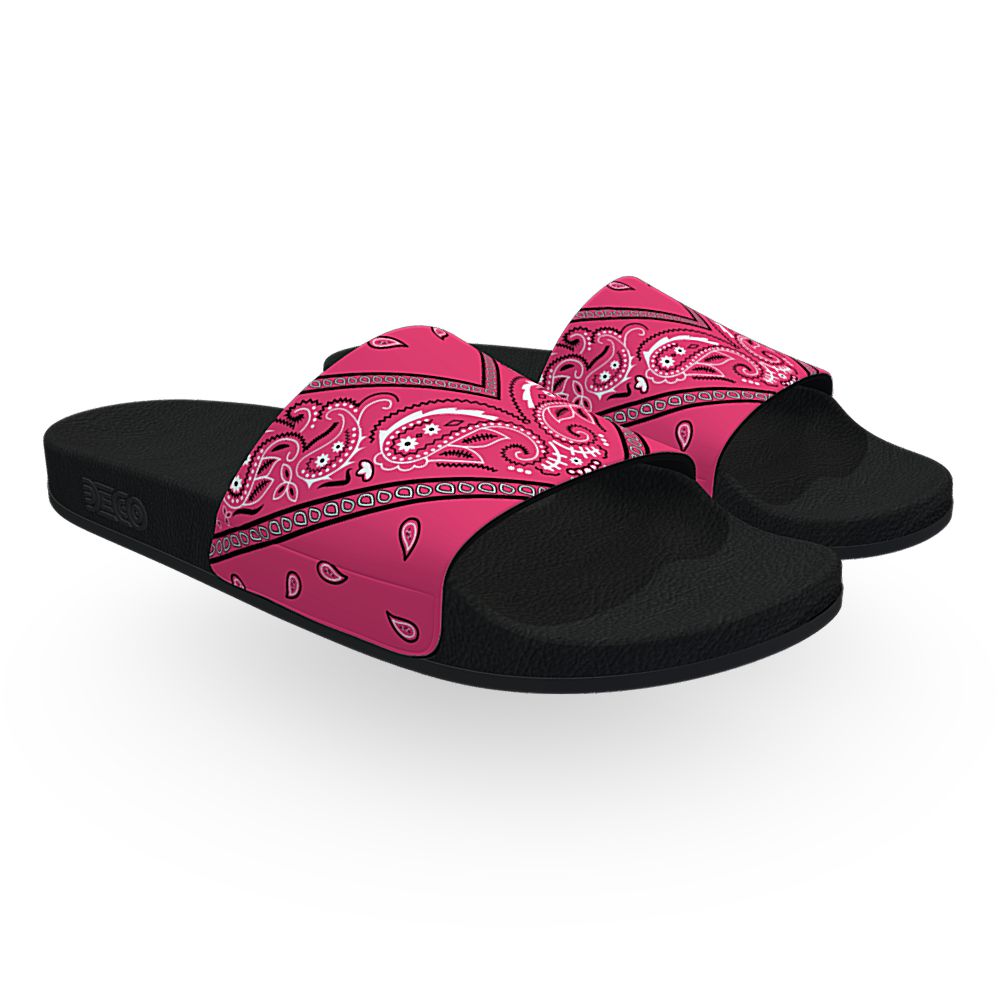 Barbie Fuchsia Pink Bandana - Unisex Slide Sandal