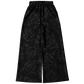 Black on Black Roses - Flare Fleece Pant