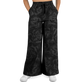 Black on Black Roses - Flare Fleece Pant