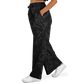 Black on Black Roses - Flare Fleece Pant