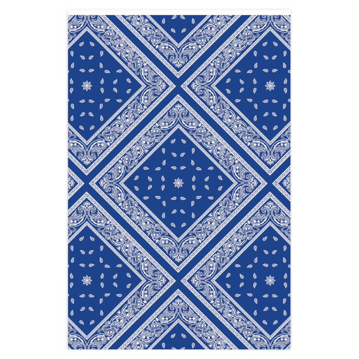 Blue Bandana - Wrapping Paper
