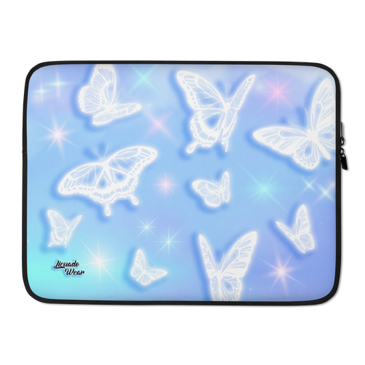 Blue Butterflies 90s Baby - Laptop Sleeve
