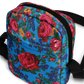 Blue Floral - Unisex Crossbody Bag