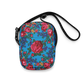 Blue Floral - Unisex Crossbody Bag