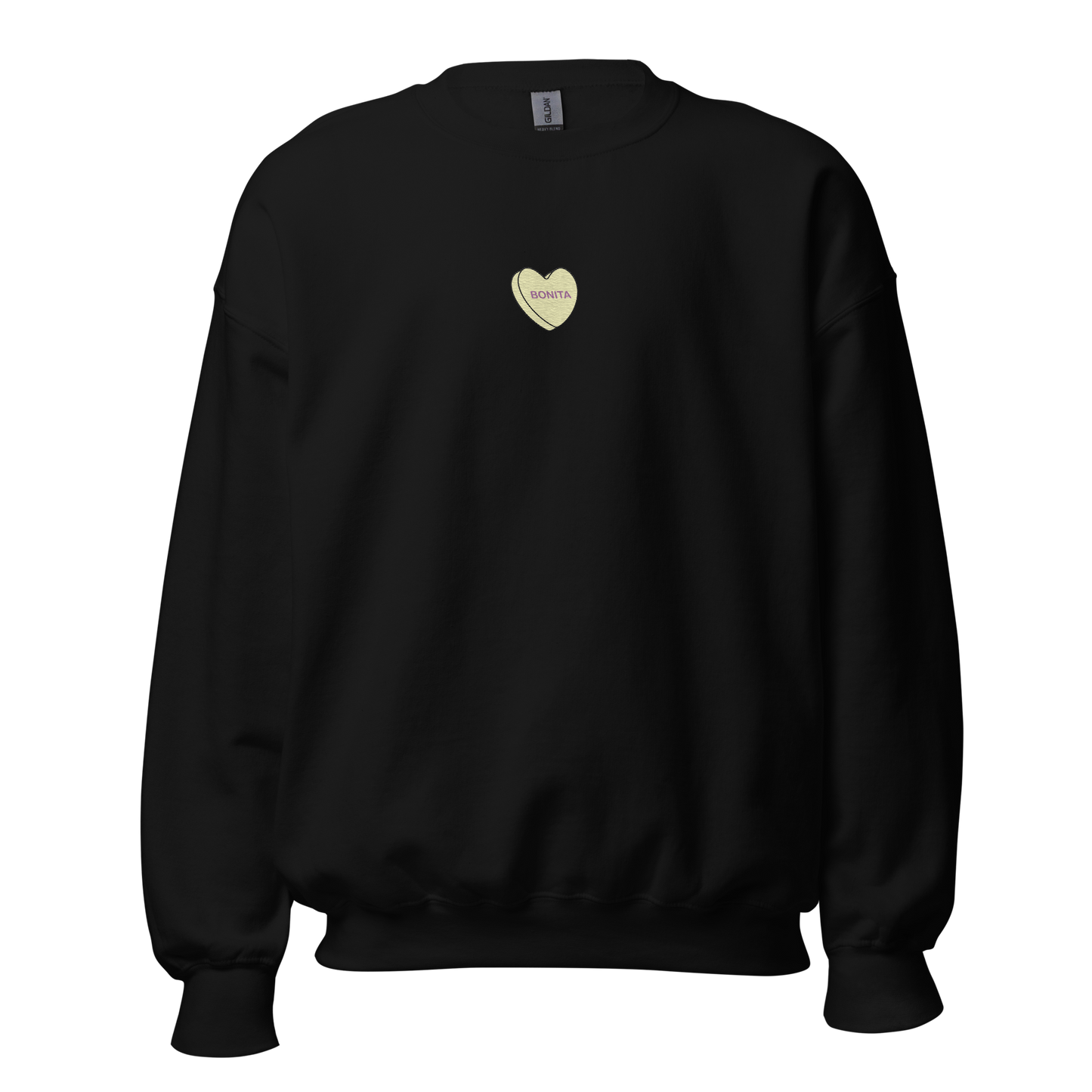 Bonita Candy Conversation Heart - Embroidered Unisex Sweatshirt