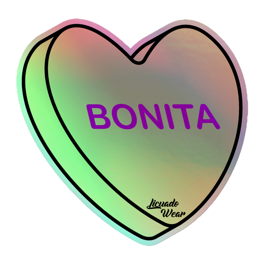 Bonita Candy Conversation Heart - Holographic sticker