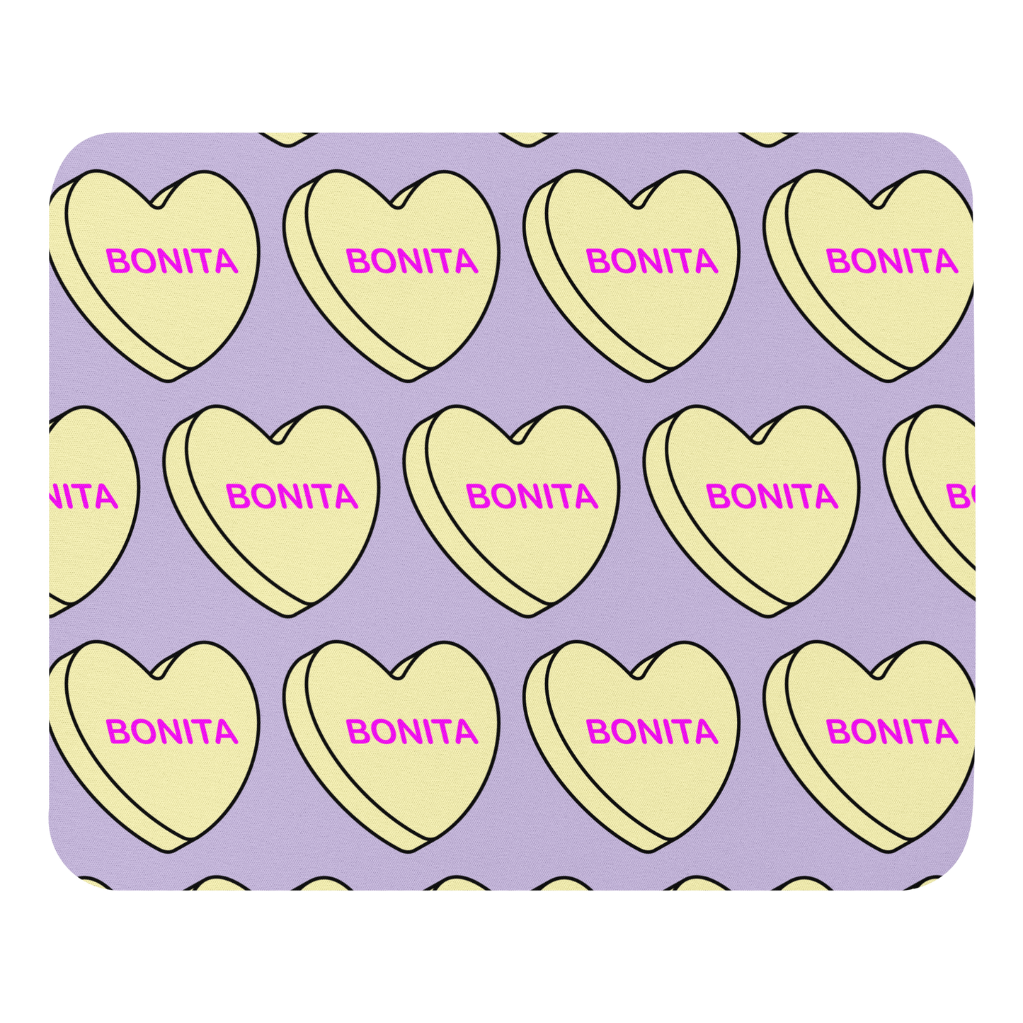 Bonita Candy Conversation Heart - Mouse pad
