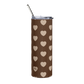 Brown Love - Stainless Steel Tumbler with Straw