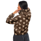 Brown Love - Cropped Windbreaker Jacket