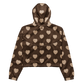 Brown Love - Cropped Windbreaker Jacket
