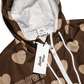 Brown Love - Cropped Windbreaker Jacket