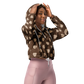 Brown Love - Cropped Windbreaker Jacket