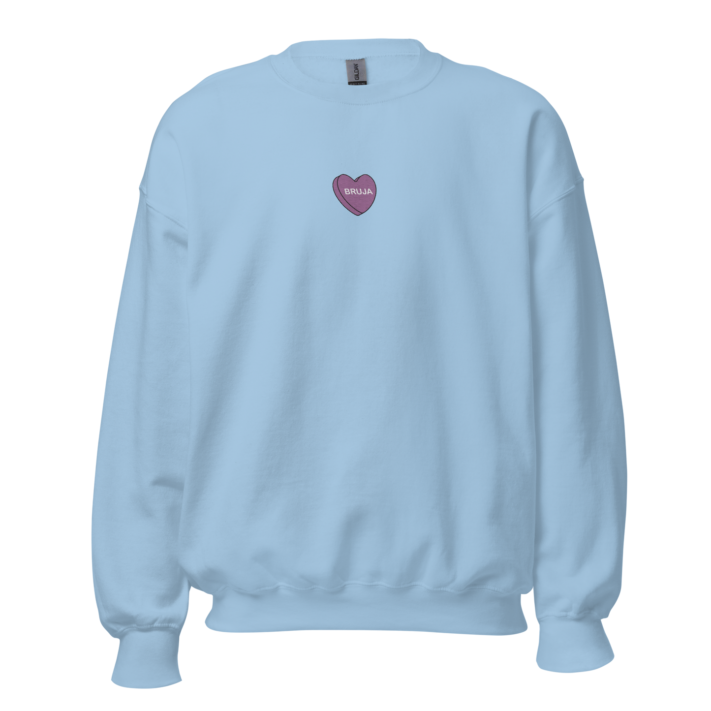 Bruja Candy Conversation Heart - Embroidered Unisex Sweatshirt