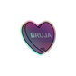 Bruja Candy Conversation Heart - Holographic sticker