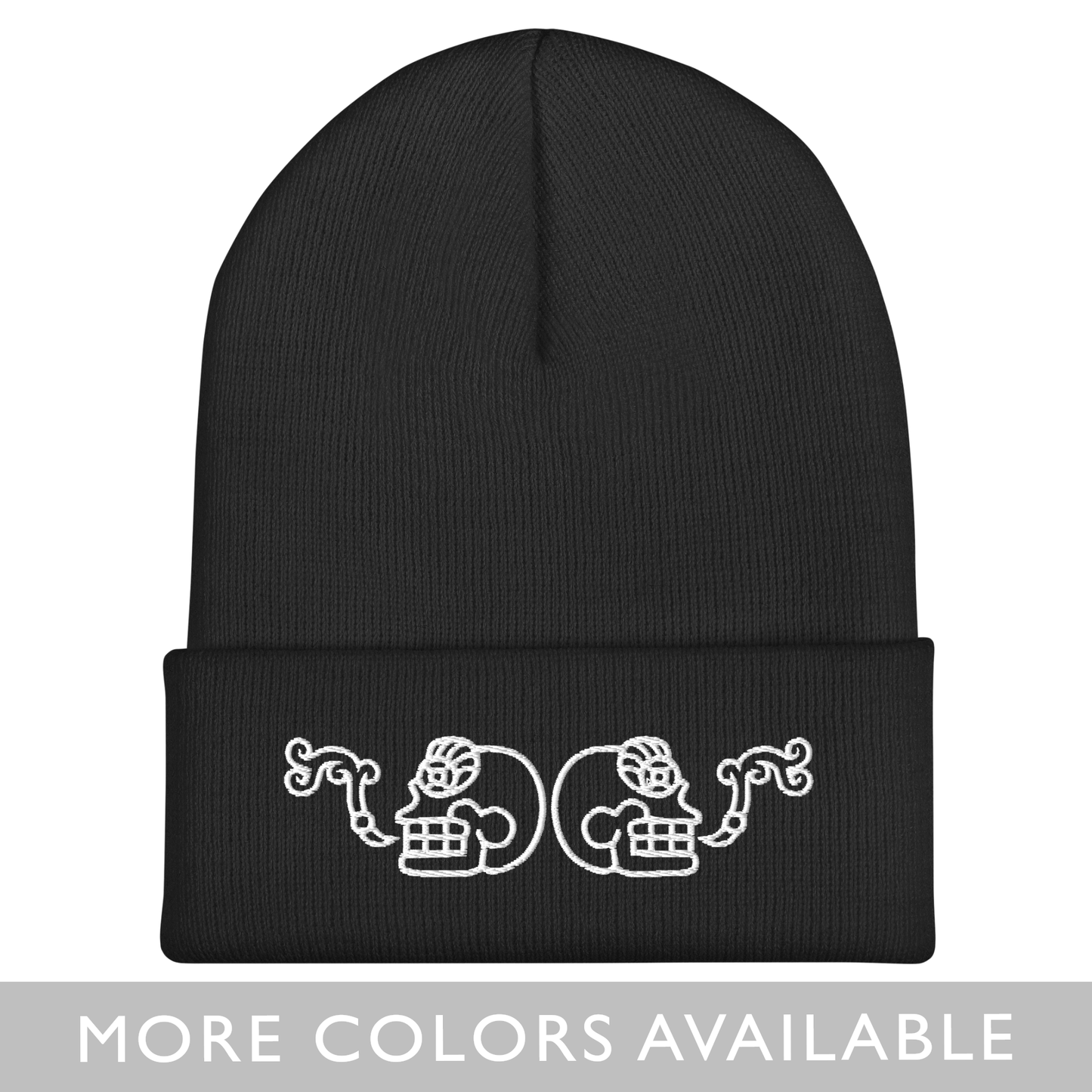 Calaveras Cantando  - Embroidered Cuffed Beanie