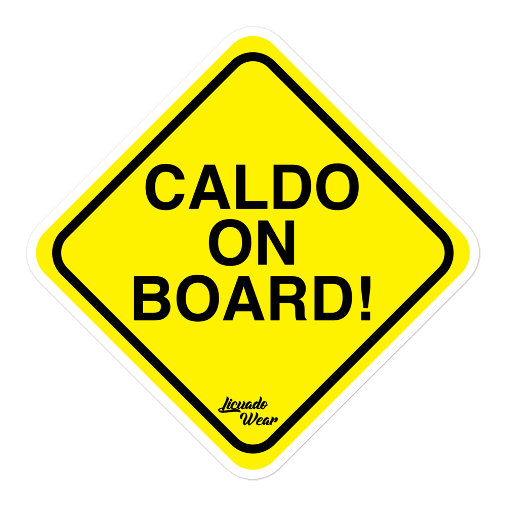 CALDO ON BOARD! - Sticker (S, M, L)