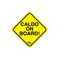 CALDO ON BOARD! - Sticker (S, M, L)