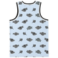 Chingona 365 with Roses - Baby Blue Basketball Jersey