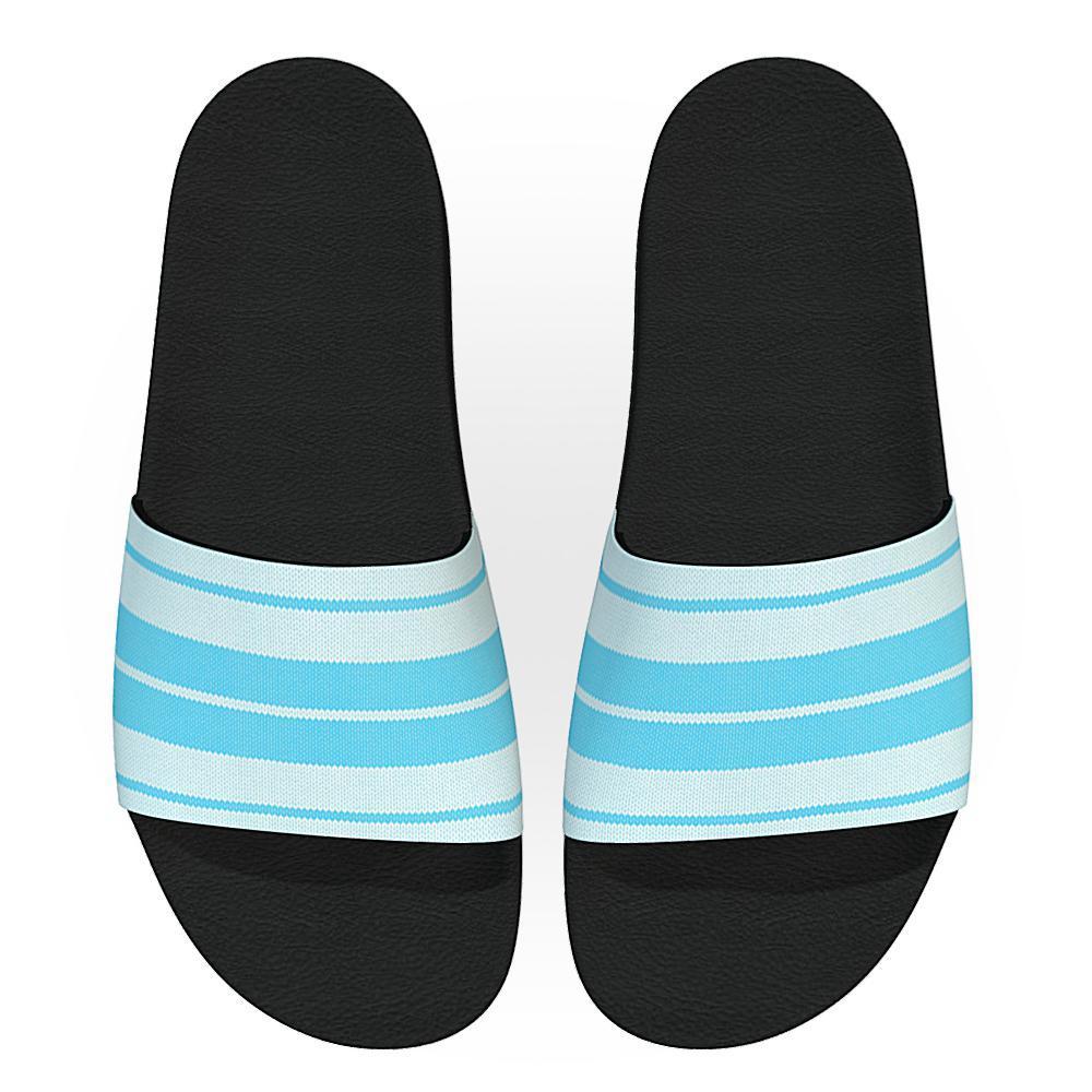 Charlie Brown (Baby Blue) - Unisex Slide Sandal-Footwear-Licuado Wear