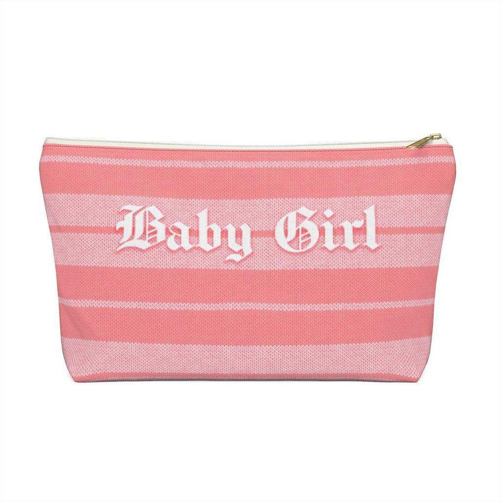Charlie Brown Baby Girl (Pink/White) - Makeup Bag (2 sizes) - Licuado Wear