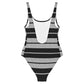 Charlie Brown (Black & White) - One-piece Swimsuit or Bodysuit