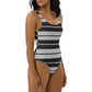 Charlie Brown (Black & White) - One-piece Swimsuit or Bodysuit