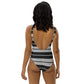 Charlie Brown (Black & White) - One-piece Swimsuit or Bodysuit