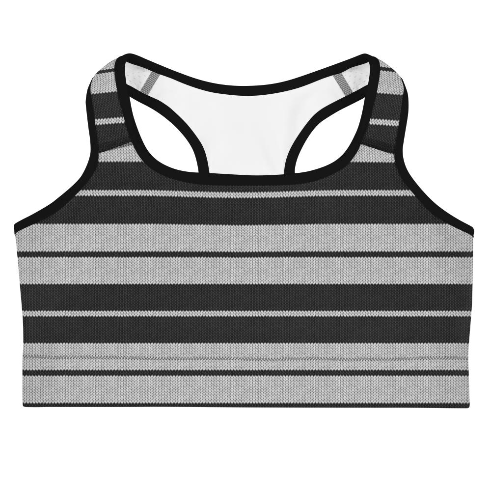Charlie Brown (Black/White) - Sports bra - Licuado Wear