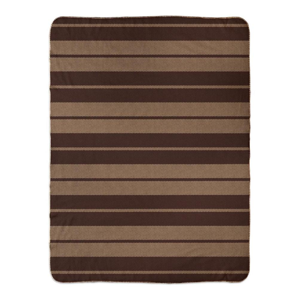 Charlie Brown (Brown/Tan) - Fleece Sherpa Blanket (2 sizes) - Licuado Wear