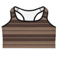 Charlie Brown (Brown/Tan) - Sports bra - Licuado Wear