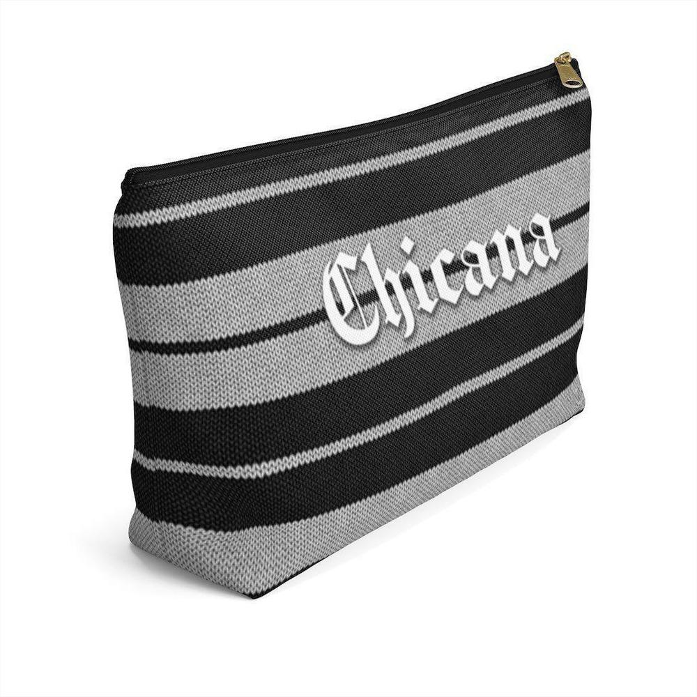 Charlie Brown Chicana (Black/White) - Makeup Bag (2 sizes) - Licuado Wear