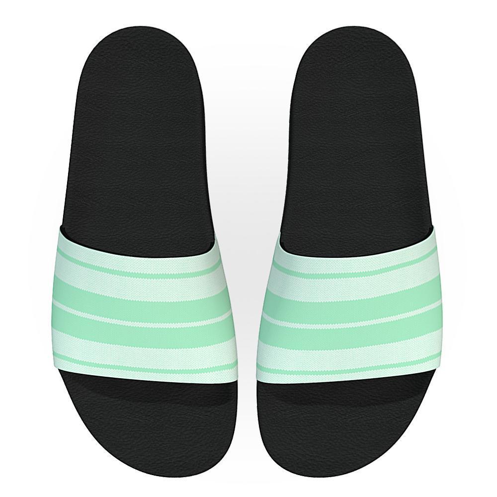 Charlie Brown (Mint) - Unisex Slide Sandal-Footwear-Licuado Wear