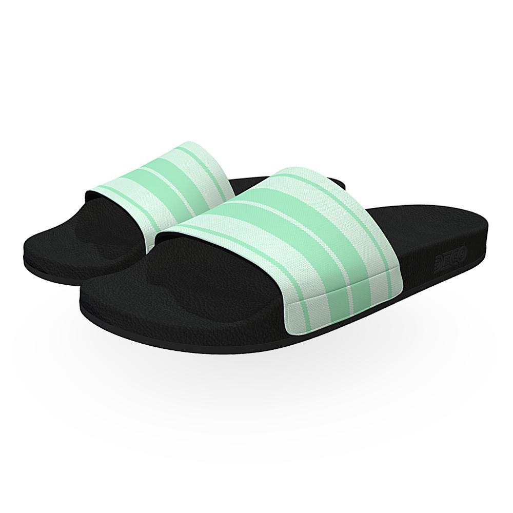 Charlie Brown (Mint) - Unisex Slide Sandal-Footwear-Licuado Wear