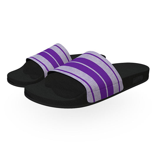 Charlie Brown (Purple) - Unisex Slide Sandal-Footwear-Licuado Wear