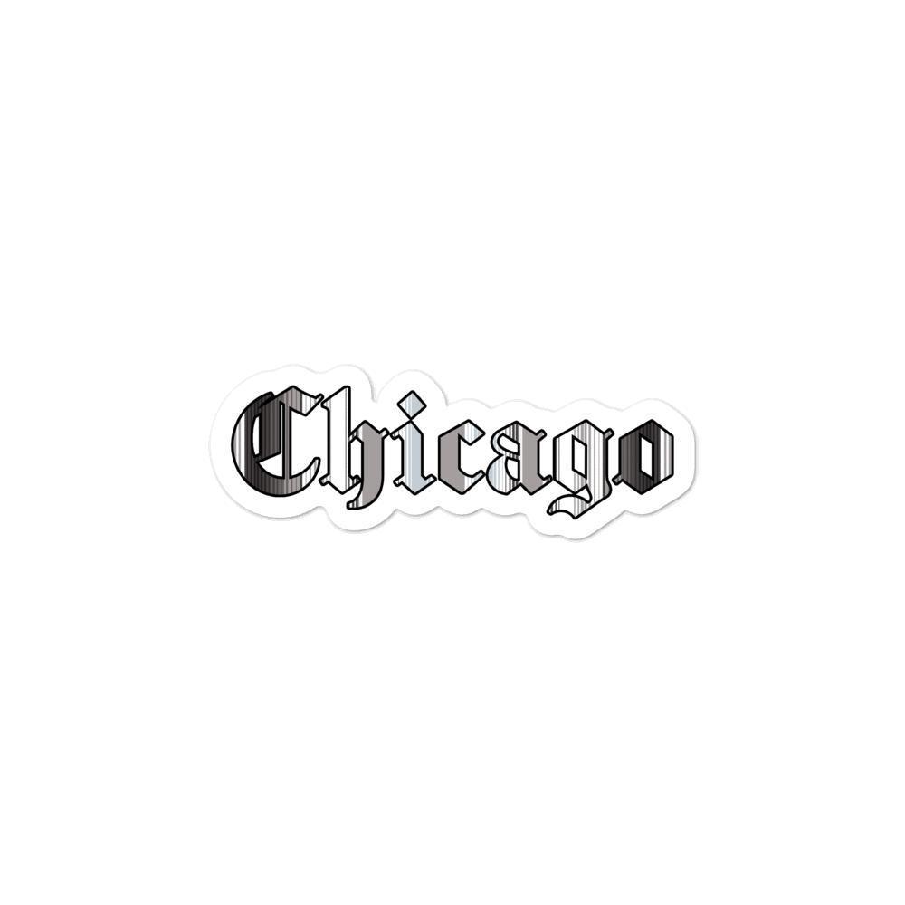 Chicago Zarape Black and Grey - Sticker (S, M, L) - Licuado Wear