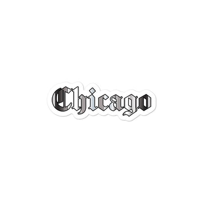 Chicago Zarape Black and Grey - Sticker (S, M, L) - Licuado Wear