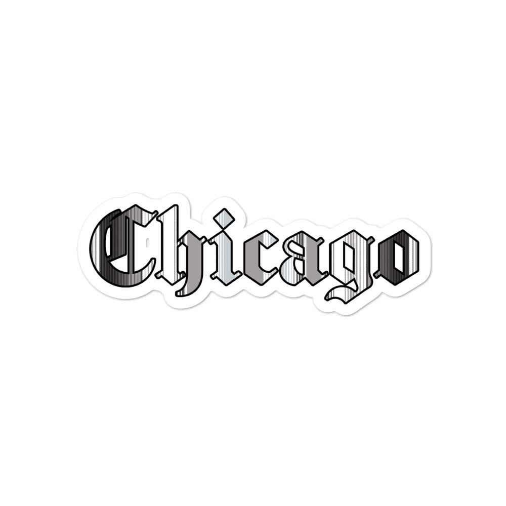 Chicago Zarape Black and Grey - Sticker (S, M, L) - Licuado Wear