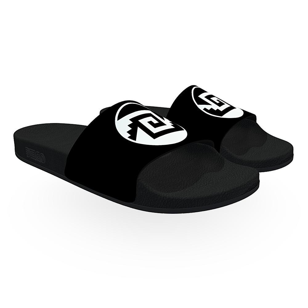 Chimalli (Aztec Warrior Shield) - Unisex Slide Sandal - Licuado Wear