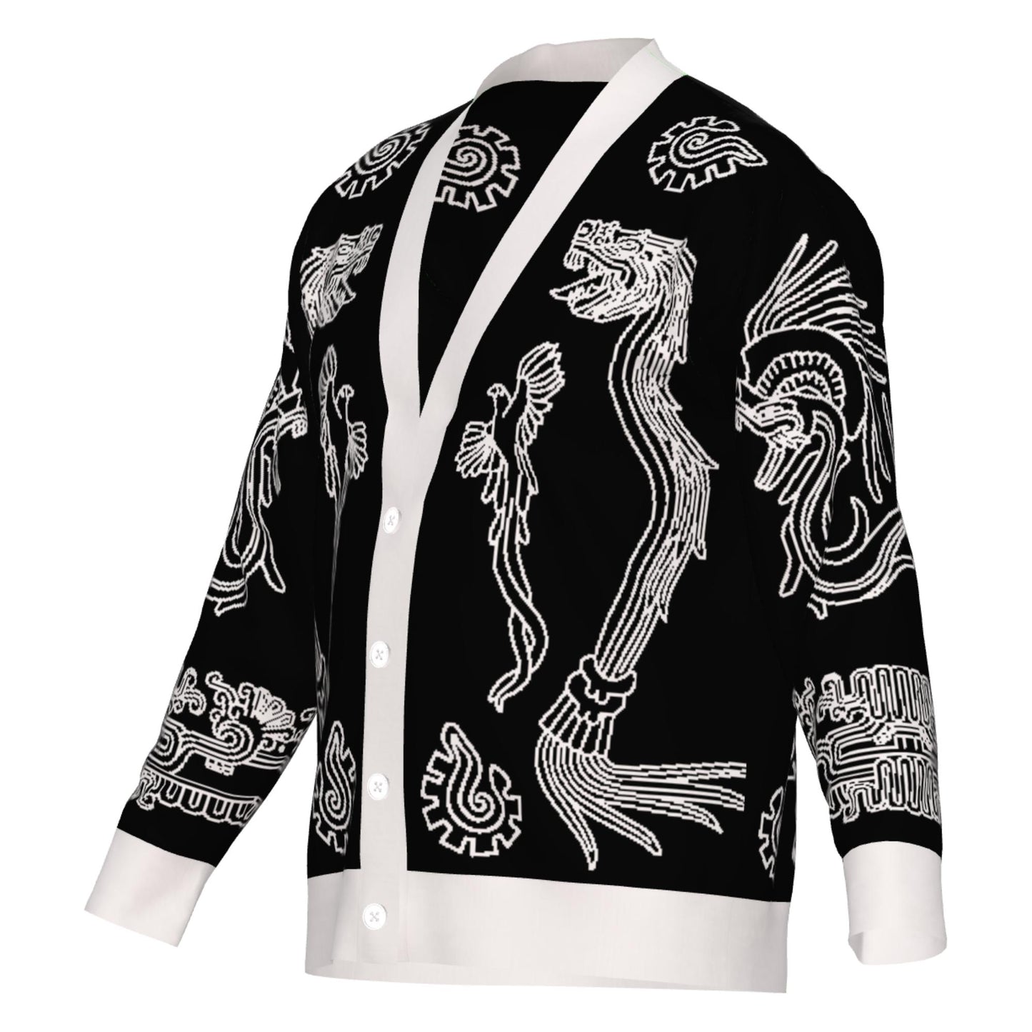 Cihuatlampa (Direction of the West) - Unisex Knit Cardigan
