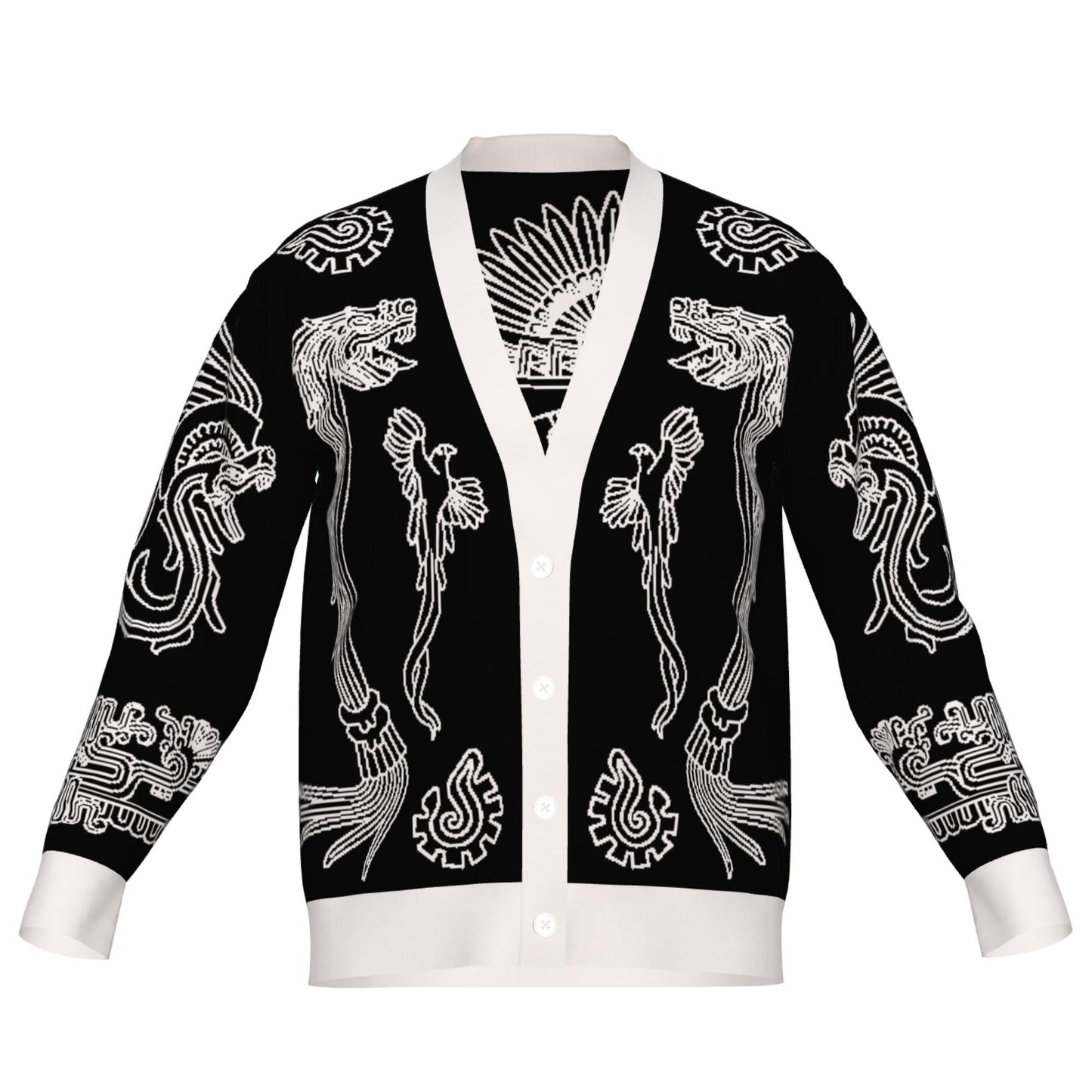 Cihuatlampa (Direction of the West) - Unisex Knit Cardigan