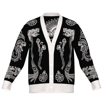 Cihuatlampa (Direction of the West) - Unisex Knit Cardigan