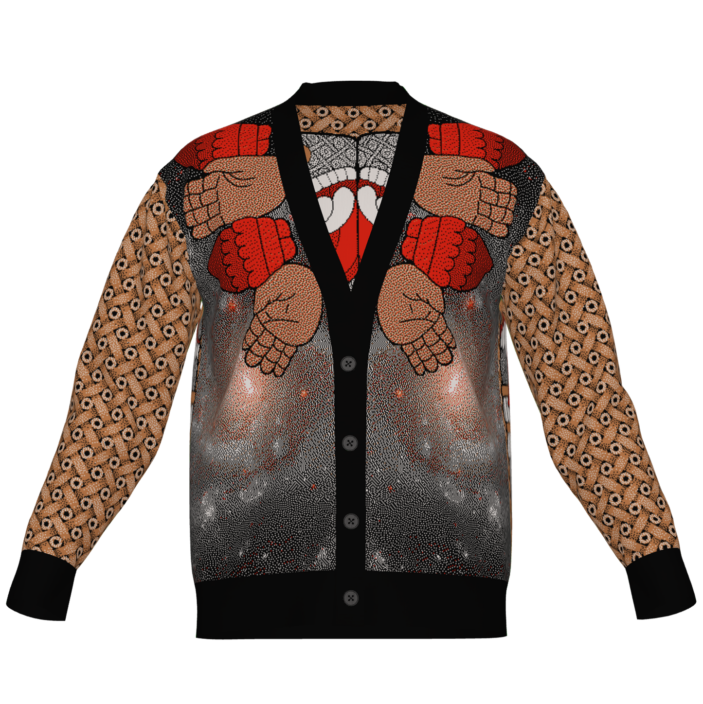 Tonantzin Coatlicue - Unisex Knit Cardigan