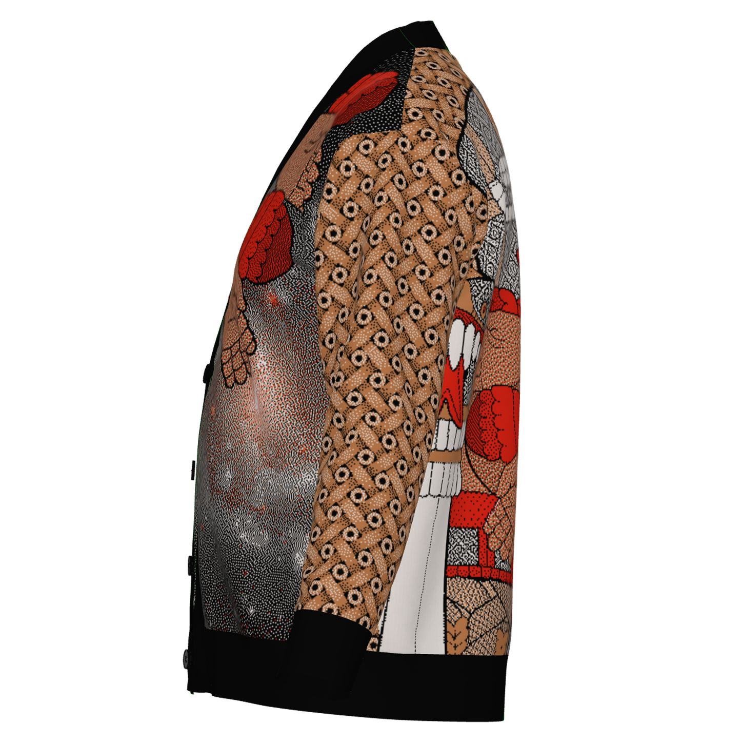 Tonantzin Coatlicue - Unisex Knit Cardigan