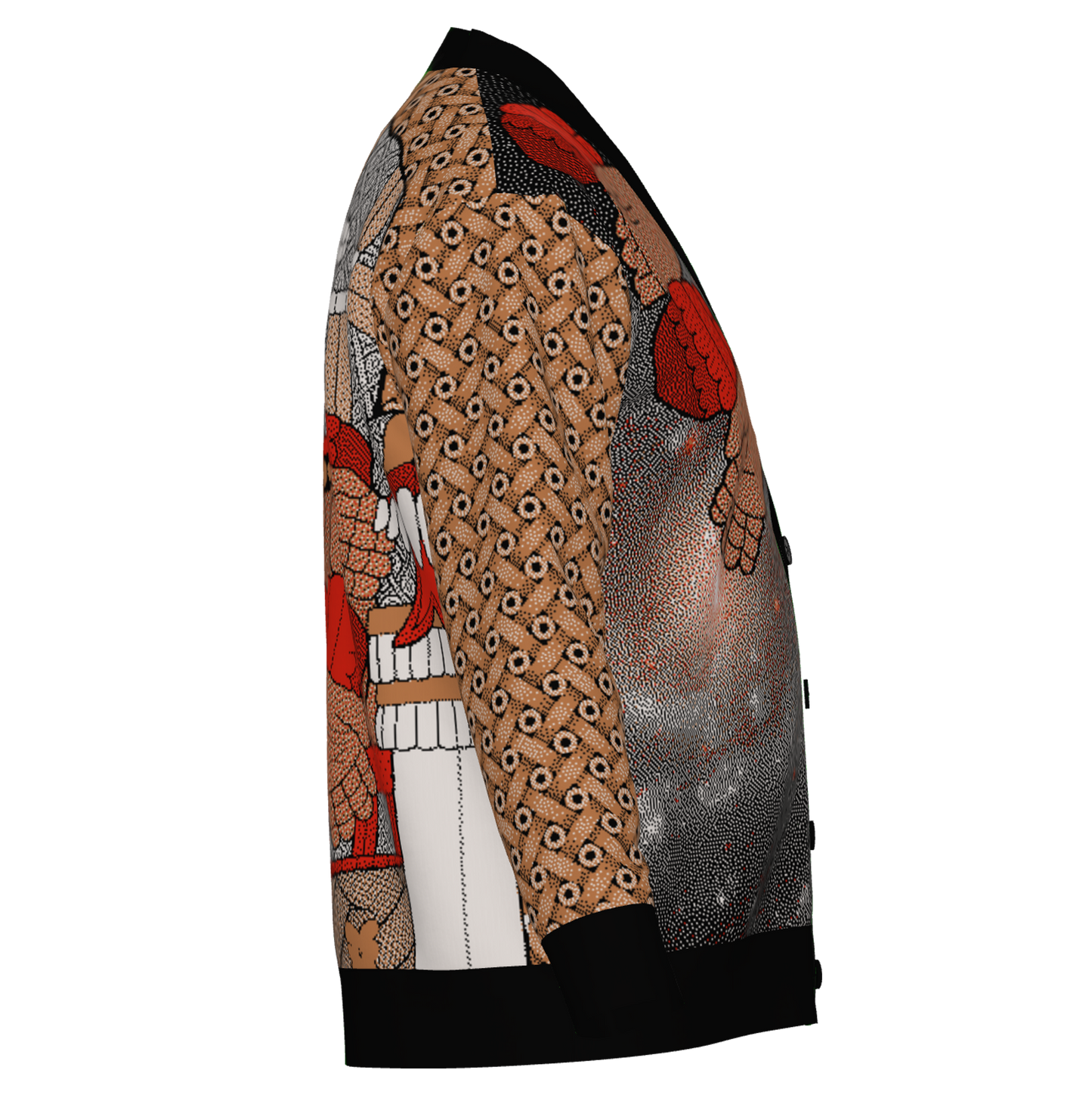 Tonantzin Coatlicue - Unisex Knit Cardigan