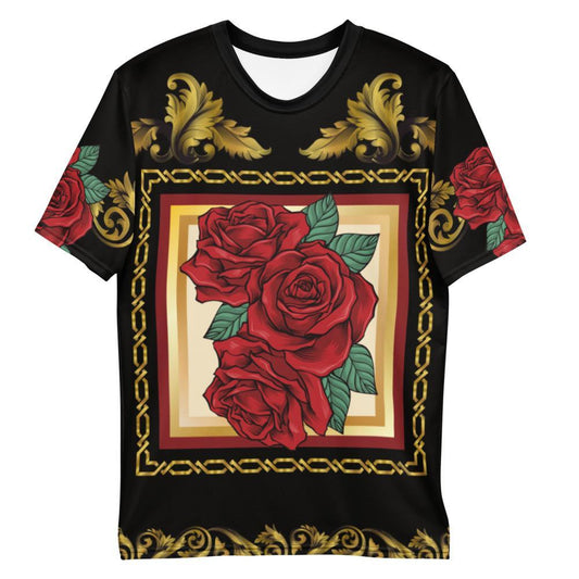Cobija Style Traditional Rose - All Over Print T-Shirt - Licuado Wear